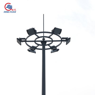 A36 Conoid 30m High Mast Lighting Polygonal Steel Tubular Pole