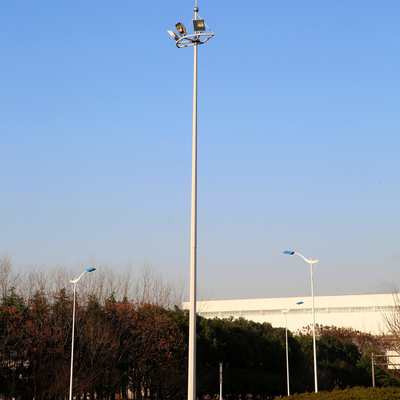 20m 25m High Mast Street Light Pole Solar Street Light Q235b Stadium