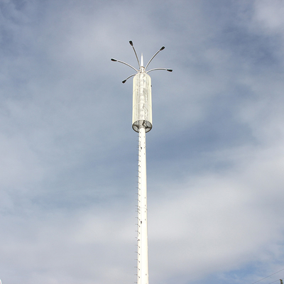 30m Q355b Mobile Communication Tower Antenna Signal Booster Galvanized