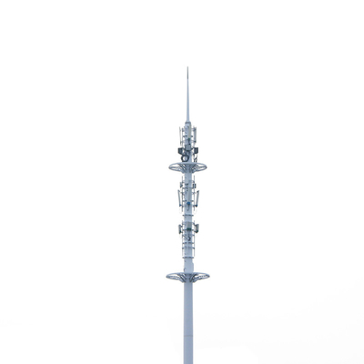 A572 Ss400 Monopole Telecommunications Tower Polygonal Internet Signal