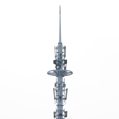 A572 Ss400 Monopole Telecommunications Tower Polygonal Internet Signal