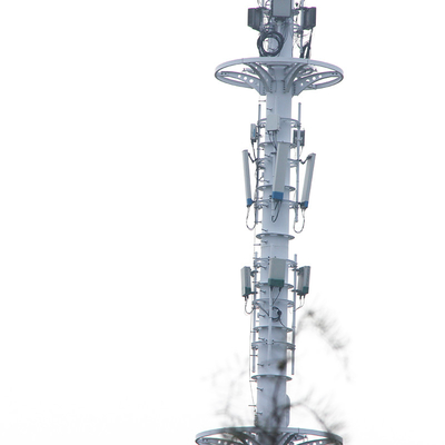 A572 Ss400 Monopole Telecommunications Tower Polygonal Internet Signal