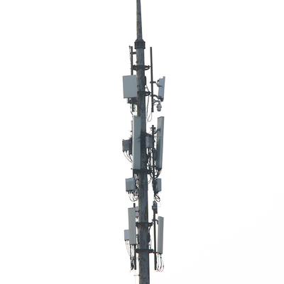 5g Q235b Self Supporting Antenna Tower , Galvanized Cell Phone Signal Booster Tower