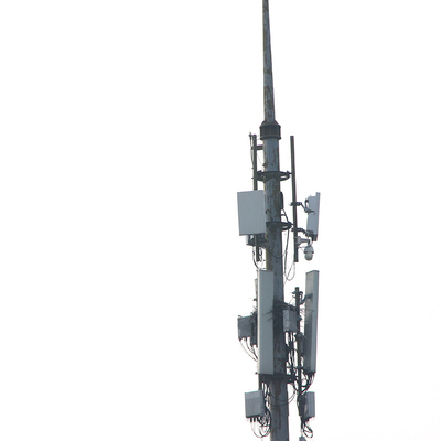 5g Q235b Self Supporting Antenna Tower , Galvanized Cell Phone Signal Booster Tower