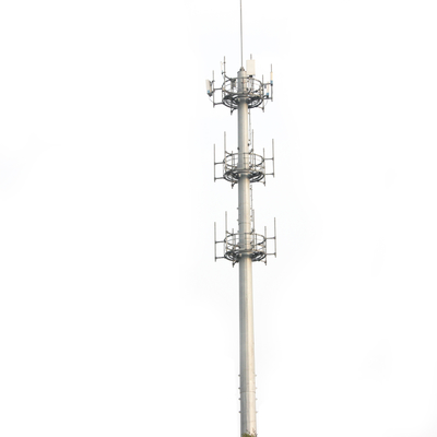 Q460 Monopole Telecommunications Tower Heavy Duty Q235b Antenna Monopole
