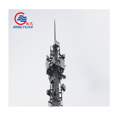 Hot Dip Galvanized Hot Dip Antenna Wifi Tower Tapered Swaged Steel Tubular Pole
