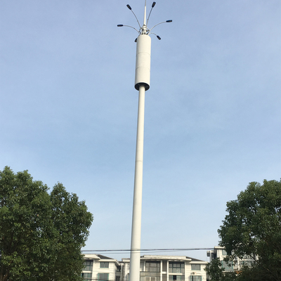 Gr65 Q235b Monopole Communication Tower Galvanized 15 Meter