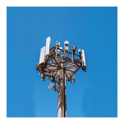 Communication Monopole Telecommunication Antenna Tower GR65 SS400