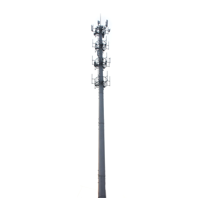 Polygonal Conical Medium Voltage Pole Telecommunication Monopole Antenna Tower