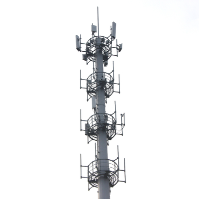 Polygonal Conical Medium Voltage Pole Telecommunication Monopole Antenna Tower