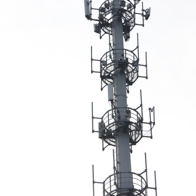 Polygonal Conical Medium Voltage Pole Telecommunication Monopole Antenna Tower