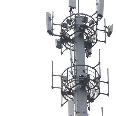 Polygonal Conical Medium Voltage Pole Telecommunication Monopole Antenna Tower