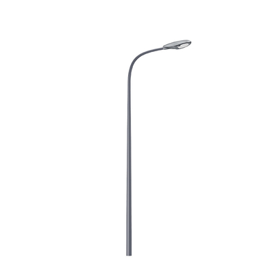 Hexagonal Q235b Galvanised Street Light Pole , Solar Highway Light Poles