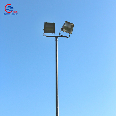 Q235b High Mast Light Pole 3-12m Tubular For Football Stadiums