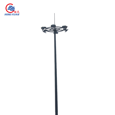 A36 Conoid 30m High Mast Lighting Polygonal Steel Tubular Pole