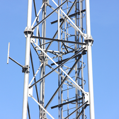 Angle Galvanized Self Supporting Radio Tower Triangular Radio Antenna