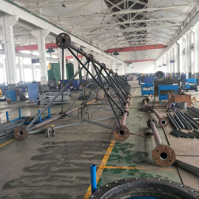 15-60m Tubular Steel Tower Galvanized Self Supporting Antenna