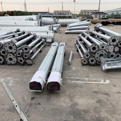 15-60m Tubular Steel Tower Galvanized Self Supporting Antenna