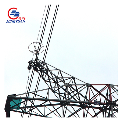 138kv Electric Transmission Tower Galvanized Hot Dip Self Supporting For Electric