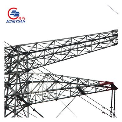 Galvanised Q345B Electric Transmission Tower , 10m Transmission Lattice Tower