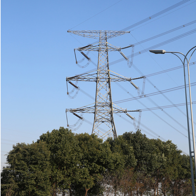 Hot Dip Electric Transmission Tower 10kV-500kV Galvanized