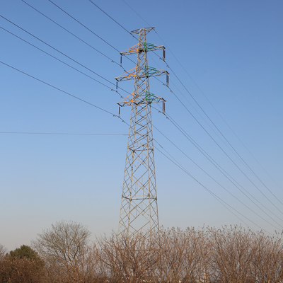 Q345b Galvanized High Tension Electric Tower Angular Distribution