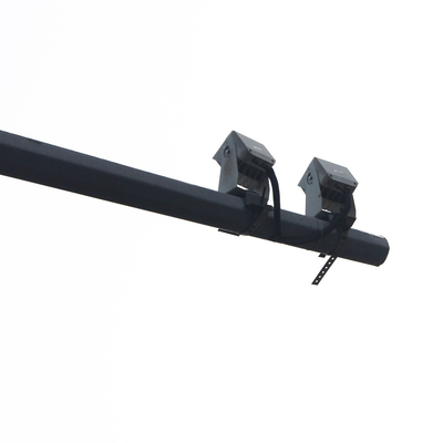 Round 10m CCTV Steel Pole , Tapered Solar CCTV Pole Galvanized