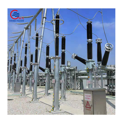 Q345b Substation Gantry Structure Of Power System Galvanized Iron