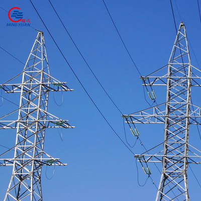 Q355b Galvanized High Voltage Electricity Power Tower Lattice 220kv Transmission Line