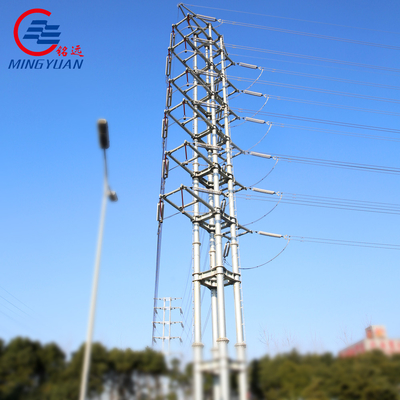 Electric Power Transmission Line Steel Tower Galvanized Lattice Telecom Angle Tower