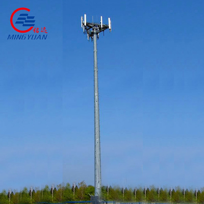 Hot Dip Galvanized Tubular Steel Tower A36 Pole Monopole Angular Telecommunication