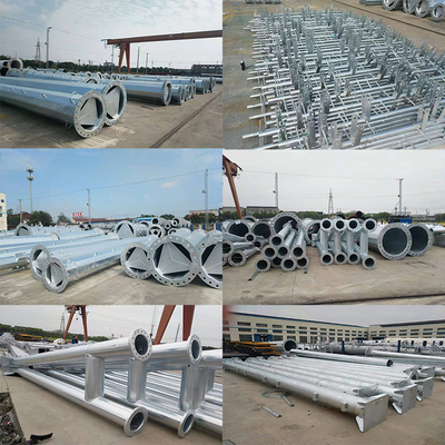 Electricity Substation Gantry Structure Power Line Transmission Railway Supporting
