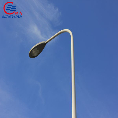 Galvanized Outdoor Steel Street Light Pole Octagonal Tapered 4m 6m 10m 12m