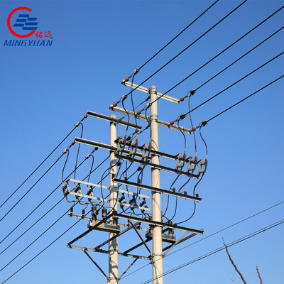 High Voltage Overhead Electric Transmission Power 550kV Lattice Angle High Tension Q460
