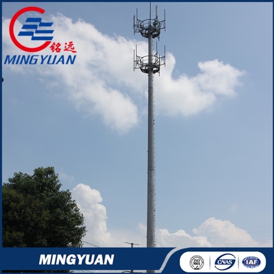 Galvanized Triangular Self Supporting Cell Tower 30m 45m 60m Q355B GSM Transmission Antenna