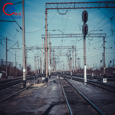 Column Beam Railway Station Supporting Gantry Structure Steel Angle Tower Combination