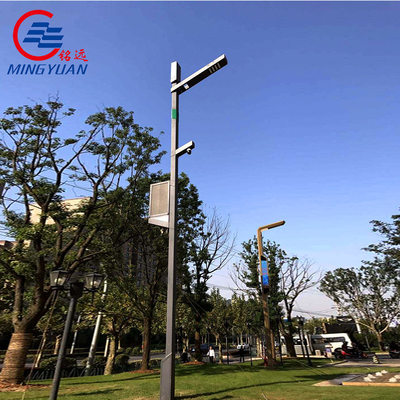 Galvanized Steel Street Light Pole Outdoor High Mast Park Lamp LED Solar ANSI