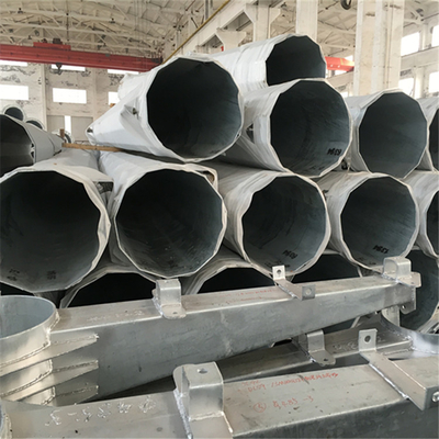 12m 550kv Power Transmission Pole Galvanized Octagonal