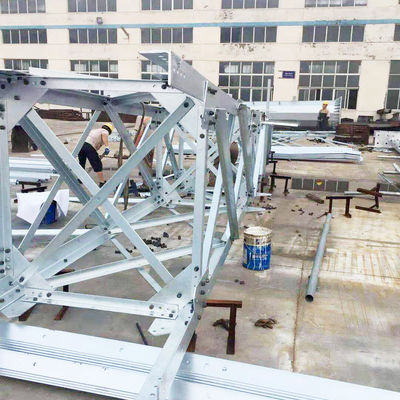 230kv Lattice Tower Self Supporting Tapered Galvanized