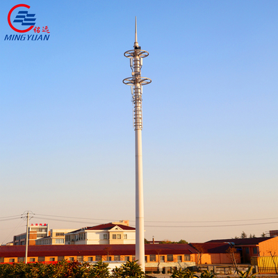 30m Monopole Telecommunications Tower / Polygonal Radio Communication Tower