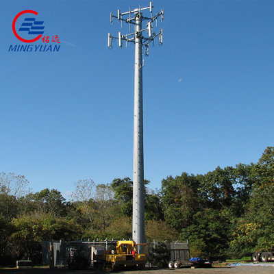 30m Self Standing Tower Galvanized Telecom Antenna Mast