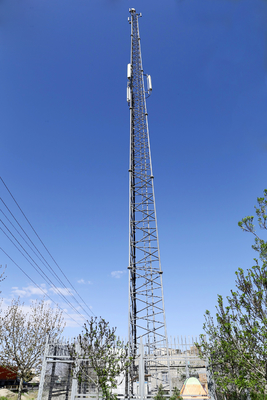 90m 100m Triangular Lattice Tower Lattice Masts Electrical Equipments 35kv 66kv 220kv