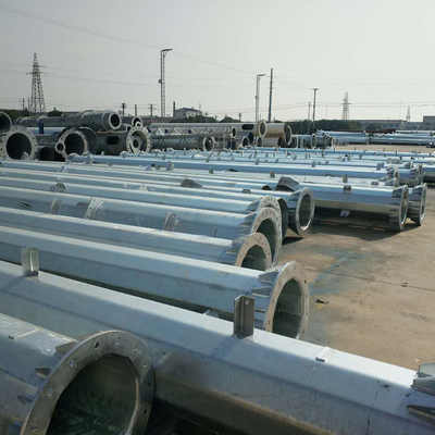30m Galvanized Telecom Antenna Mast Cell Tower