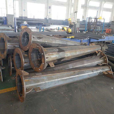 30m Galvanized Telecom Antenna Mast Cell Tower