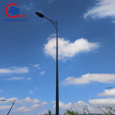 3m 4m Steel Street Light Pole , Galvanized Octagonal Steel Pole